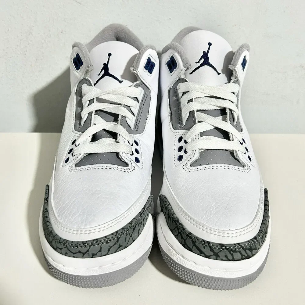 Air Jordan 3 Retro GS “Midnight Navy” Kids Size 6Y B-Grade Lifestyle Sneakers